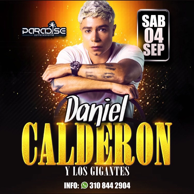 Daniel Calderón y Los Gigantes – Vallenato en Paradise / Sept. 2021