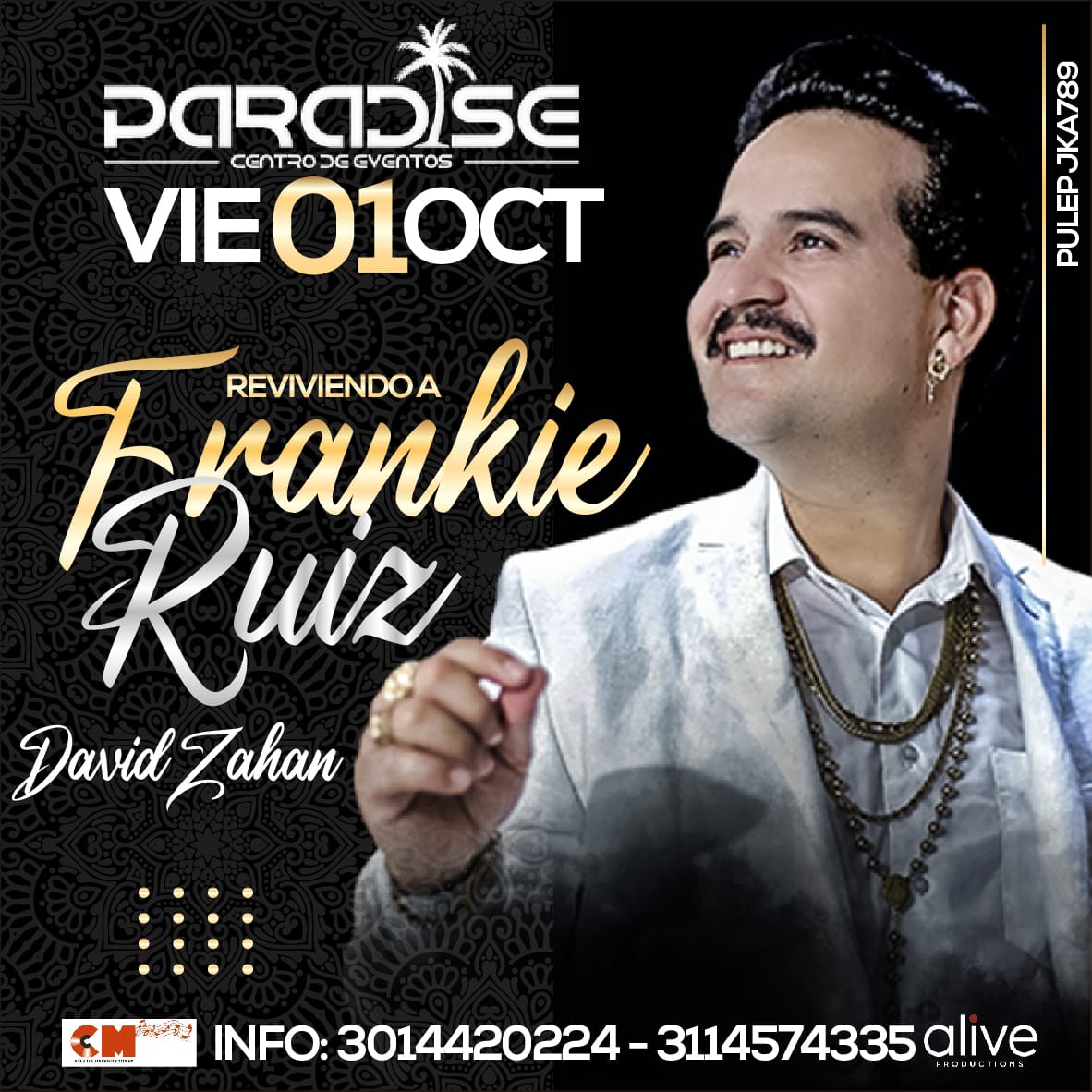 Recordando a Frankie Ruiz con David Zahan en concierto!
